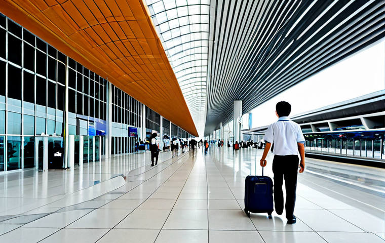 태국의 국제 공항 확장 계획 - Suvarnabhumi Airport Expansion**

"Exterior shot of Suvarnabhumi Airport in Bangkok, showcasing the ...