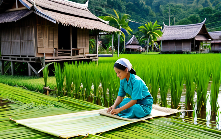 태국의 새로운 관광 상품 - Community Immersion**

"A fully clothed woman wearing modest, traditional Thai clothing, learning to...