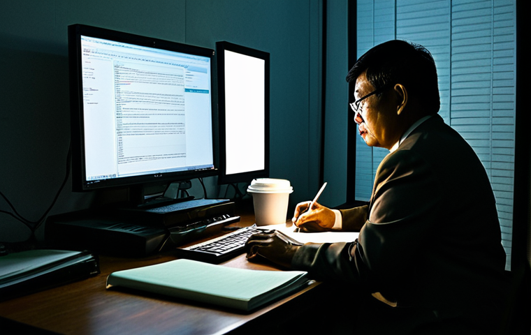 태국의 저널리즘 발전 - **Prompt 1: The Confluence of Tradition and Digital in Bangkok**
    A bustling street scene in Bang...