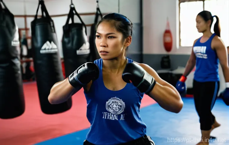 태국의 전통 스포츠 부흥 - **Muay Boran: The Ancient Roots and Sacred Heritage**
    "An evocative and serene image showcasing ...