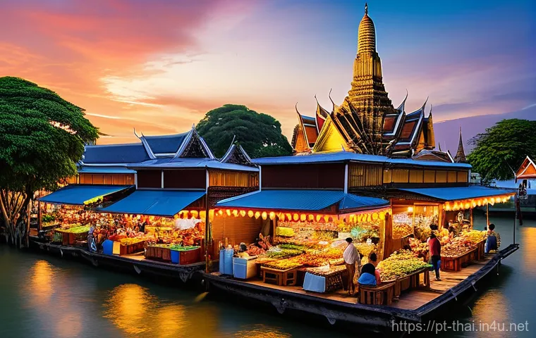 태국의 국제 관계 전략 - **Prompt:** A dynamic, futuristic aerial view depicting Thailand's "Land Bridge" megaproject. The im...