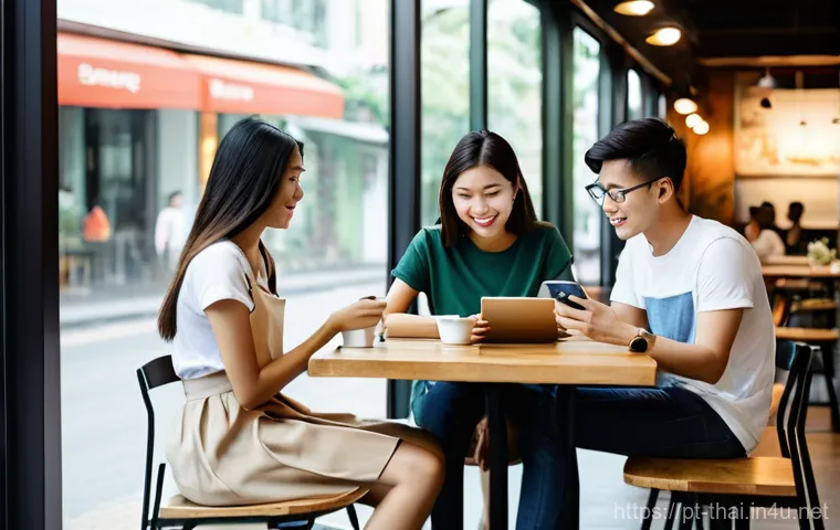 태국의 글로벌 브랜드 성장 - **Prompt:** A vibrant, high-definition photograph capturing the dynamic blend of tradition and moder...