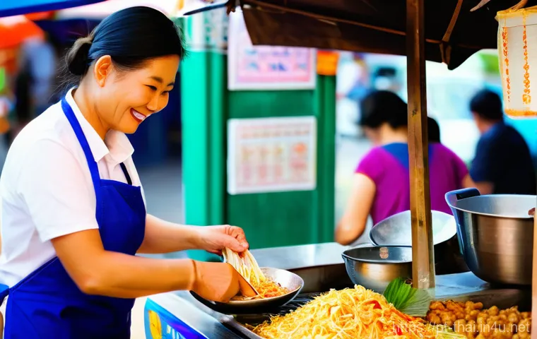 태국에서 신용카드 사용하기 - Prompt 1: The Heart of Thai Street Markets**