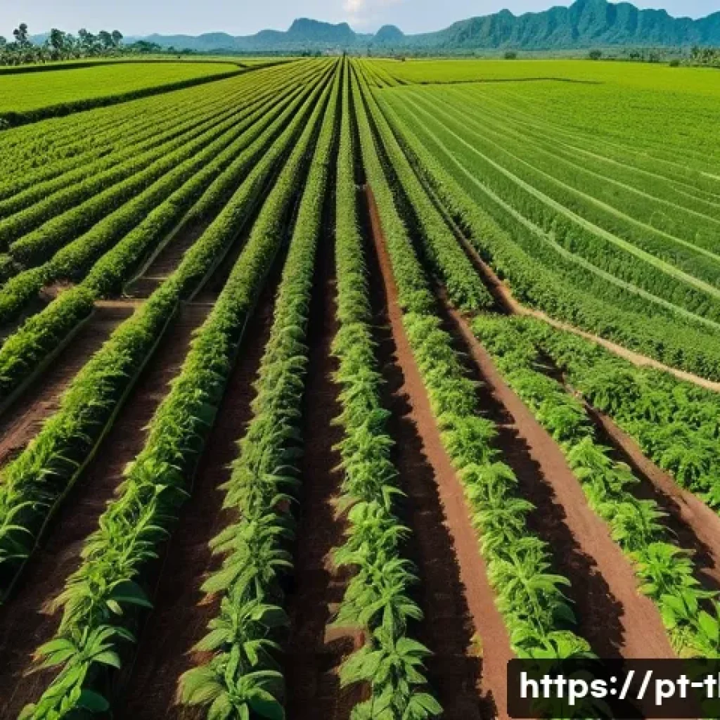 태국의 농촌 개발 프로젝트 - **Prompt 1: Intelligent Agriculture in Thailand**
    "A vibrant, high-angle drone shot capturing a ...